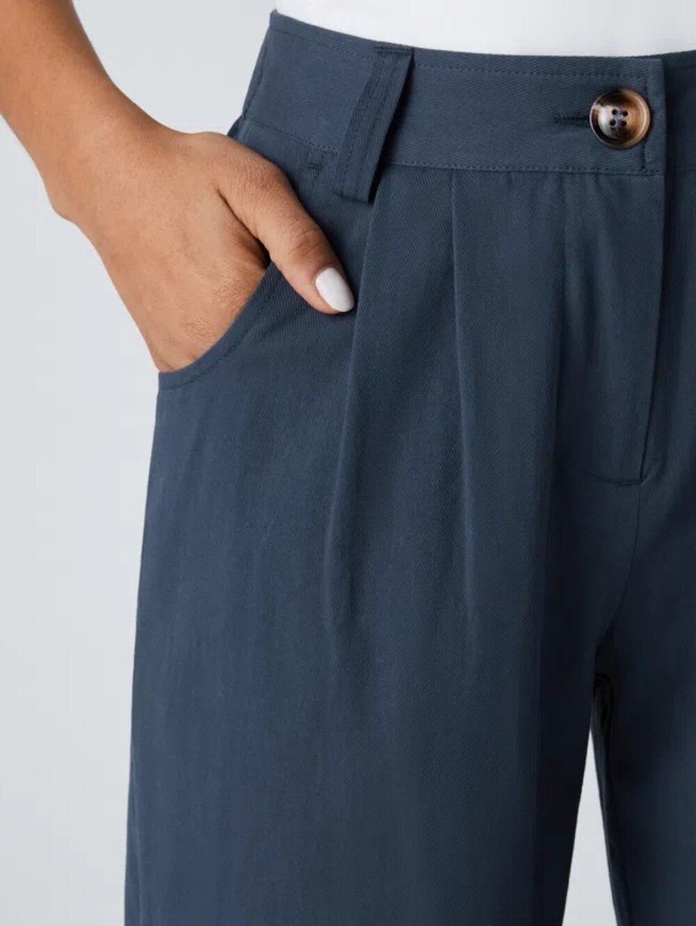 HALARA Mid Rise Casual Joggers with Pockets - Navy - Picture 4 of 6